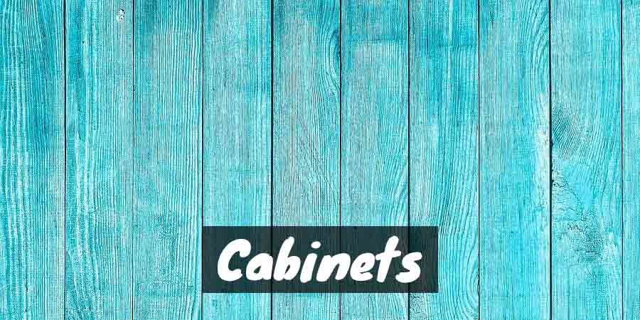 Cabinets for dartboards