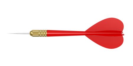 Red single dart